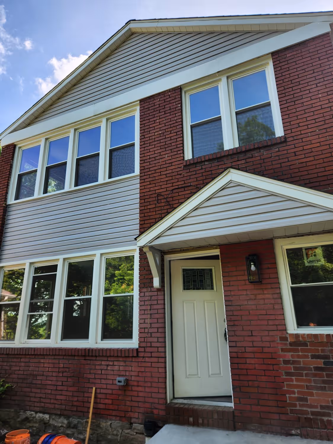 Finished renovation work