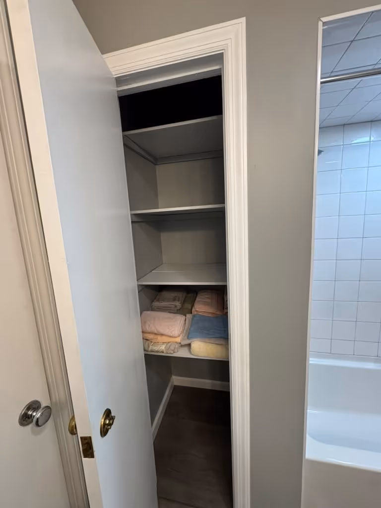 Silverton, after: hall bath closet